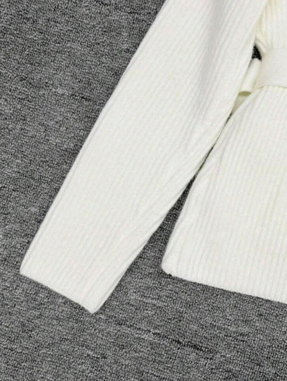 Women's New Autumn/Winter Elegant Casual Knit Cardigan, Solid Color Minimalist - Picture 5 of 5